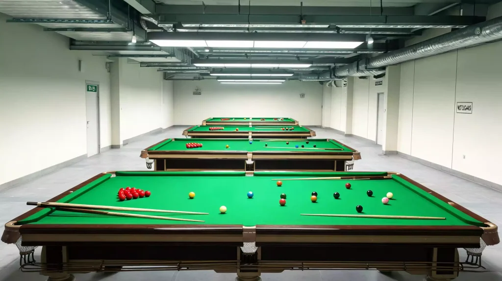 Snooker WM Qualifikation im English Institute of Sport mit 128 Spielern und 16 Hauptrundenplätzen